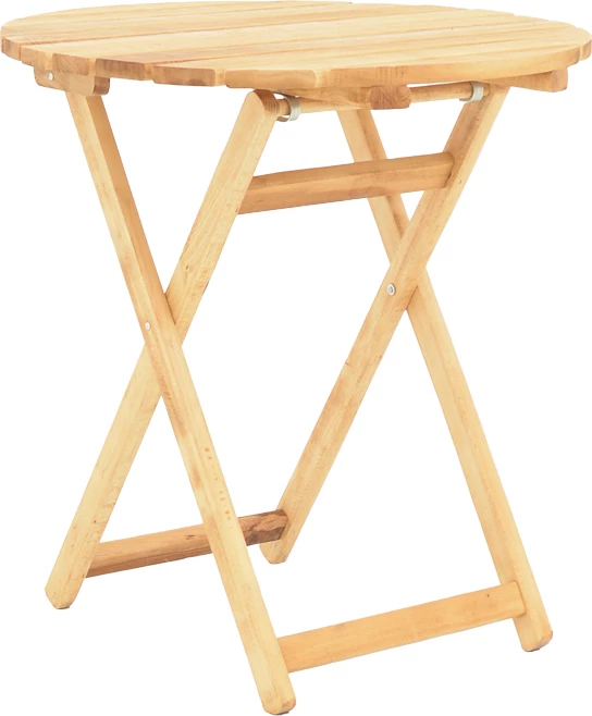 Tavolinë Letna dru ahu solid, ngjyrë natyrale, D60x75cm