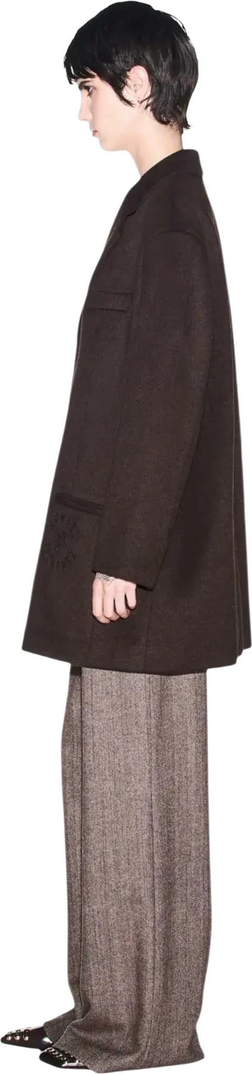 Pallto për femra Armani Exchange XW003139 AF26076, kafe e errët [Madhësia: M]