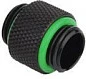 Adapter Bitspower G1/4" AG në G1/4" AG, i gjatë, zi mat
