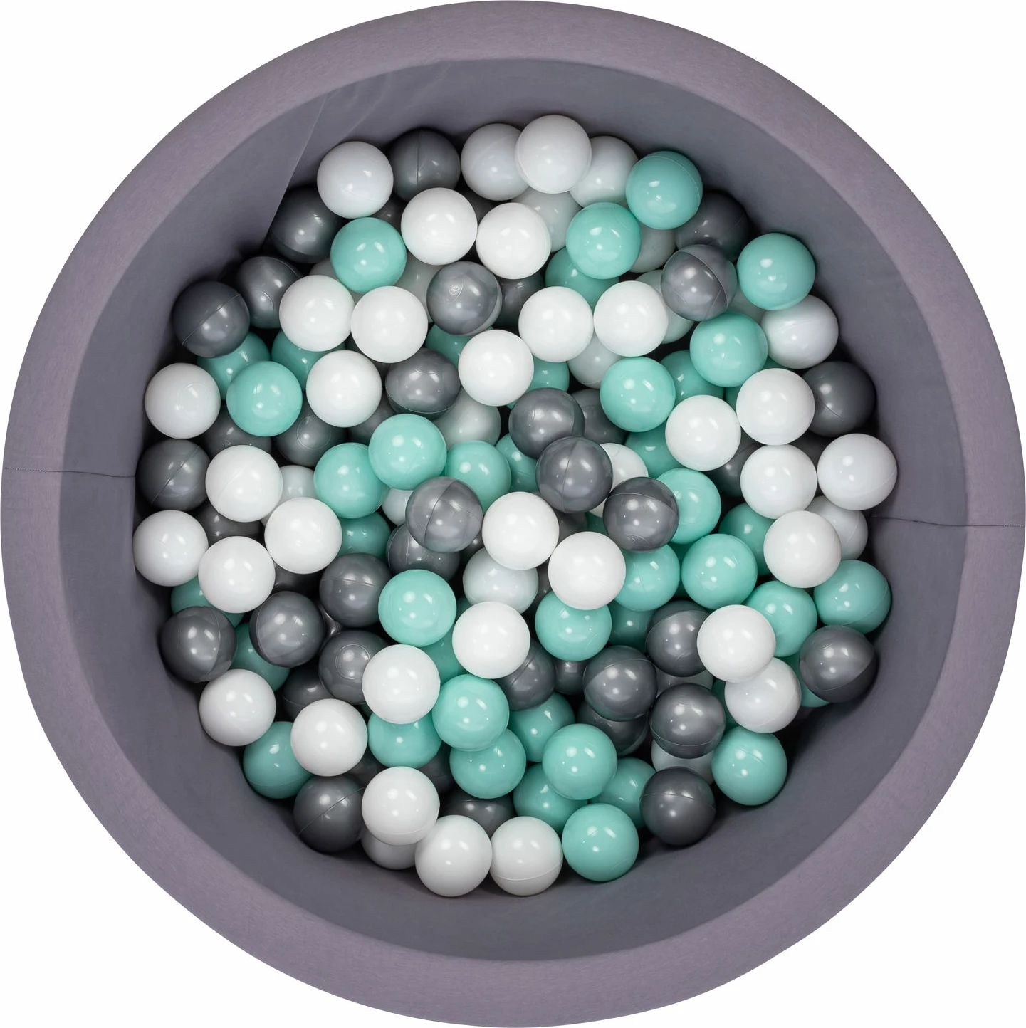 Pishinë me topa për fëmijë, Bubble Pops v2, gri, Evila Originals