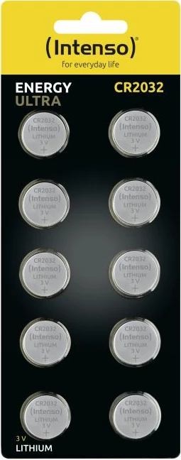 Bateri buton Intenso CR2032 3V 220mAh, paketim 10 copë