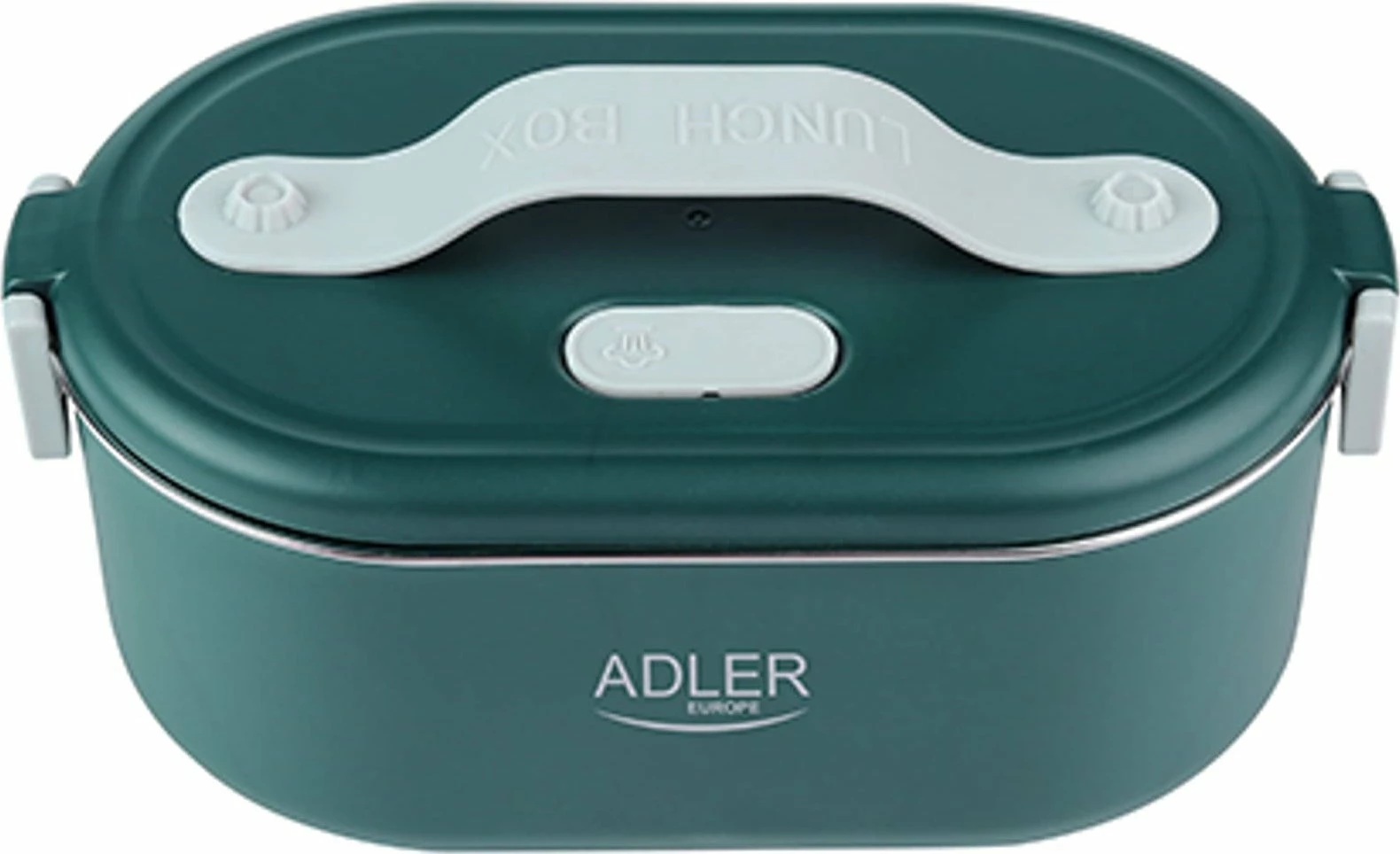 Enë ushqimi elektrike Adler AD 4505, 0.8 L, inox SUS304, ngrohëse, jeshile, me lugë