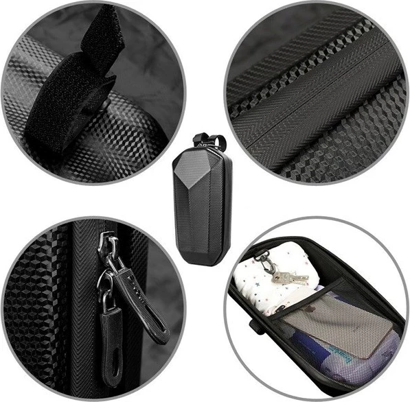 Çantë timoni për trotinet Wozinsky WSB2BK, 4L, e zezë