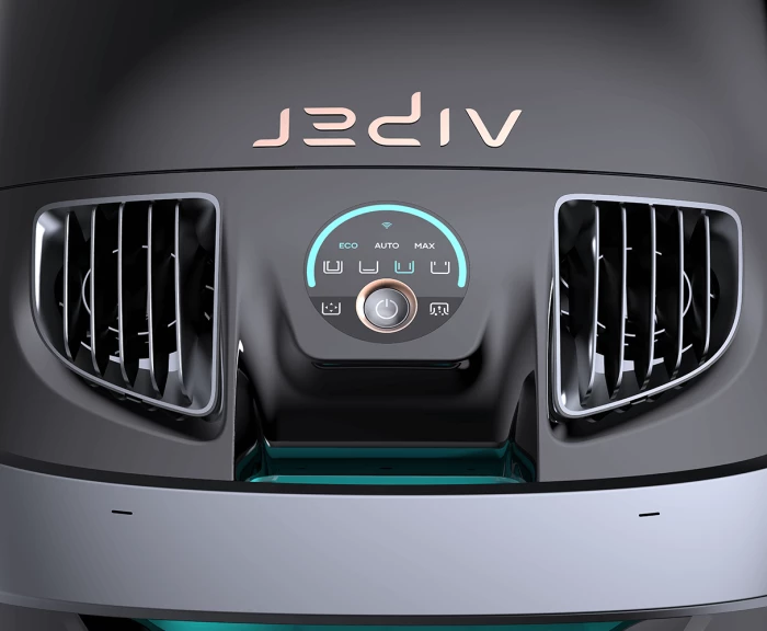 Robot pastrues pishine AIPER Scuba X1 Pro me bateri, 200 m², 5 L, 420 LPM, stacion karikimi, gri e errët, set