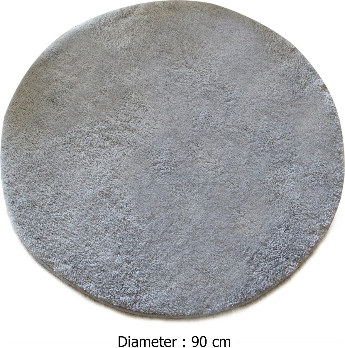 Tapet banje akrilik, ngjyrë gri, Mijolnir, Ø90cm
