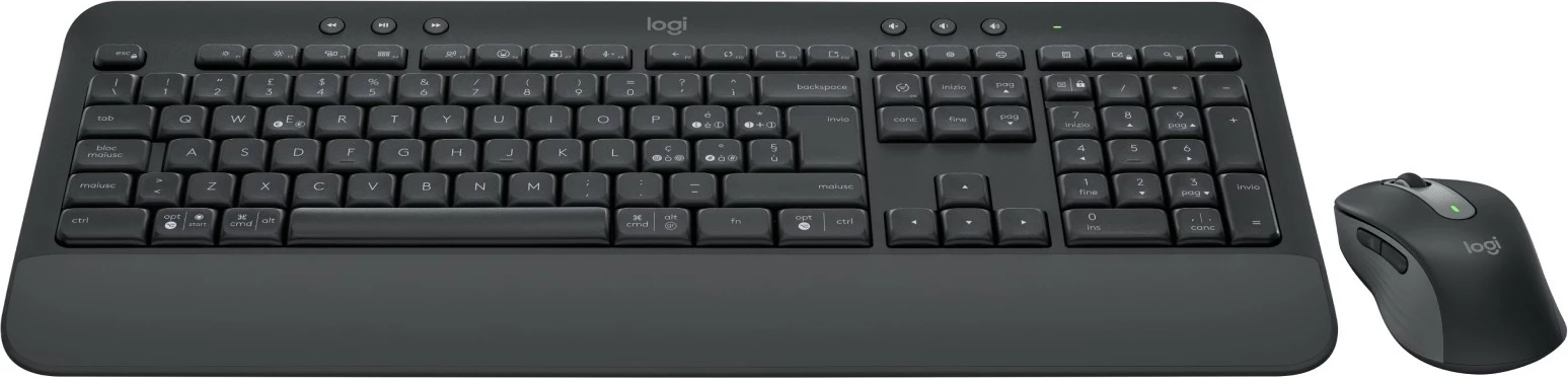Tastierë Logitech Signature MK650 Combo, Wireless, Bluetooth, Membranë, QWERTY, Grafit, Maus përfshirë