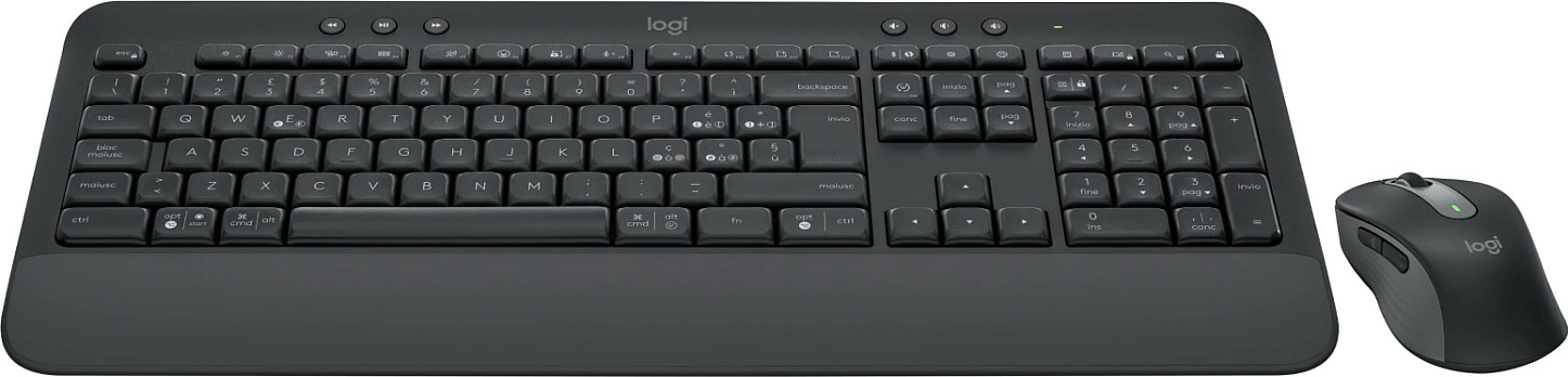 Tastierë Logitech Signature MK650 Combo, Wireless, Bluetooth, Membranë, QWERTY, Grafit, Maus përfshirë