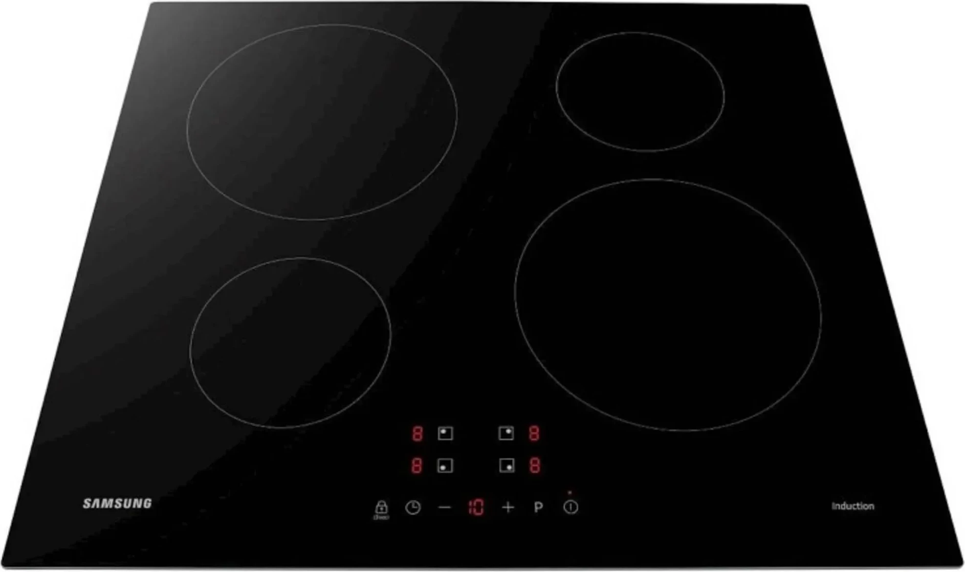 Pianurë induksioni Samsung NZ64M3NM1BB/OL 4 zona gatimi Power Boost Smart Touch, e zezë