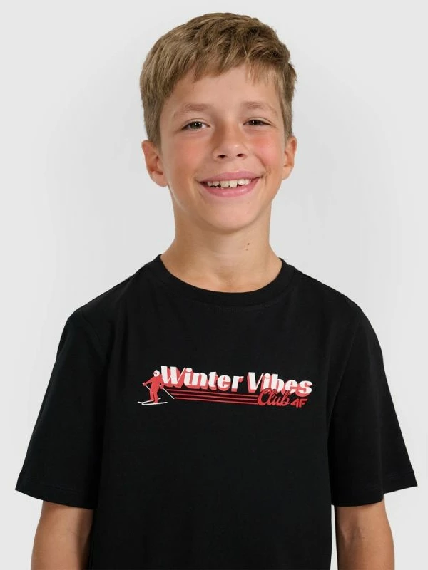 Maicë për djem 4f, me print dimëror