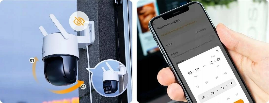 Kamerë IP IMOU Titan Pro 6MP Wi‑Fi 6 PoE Pan/Tilt, bardh/zi