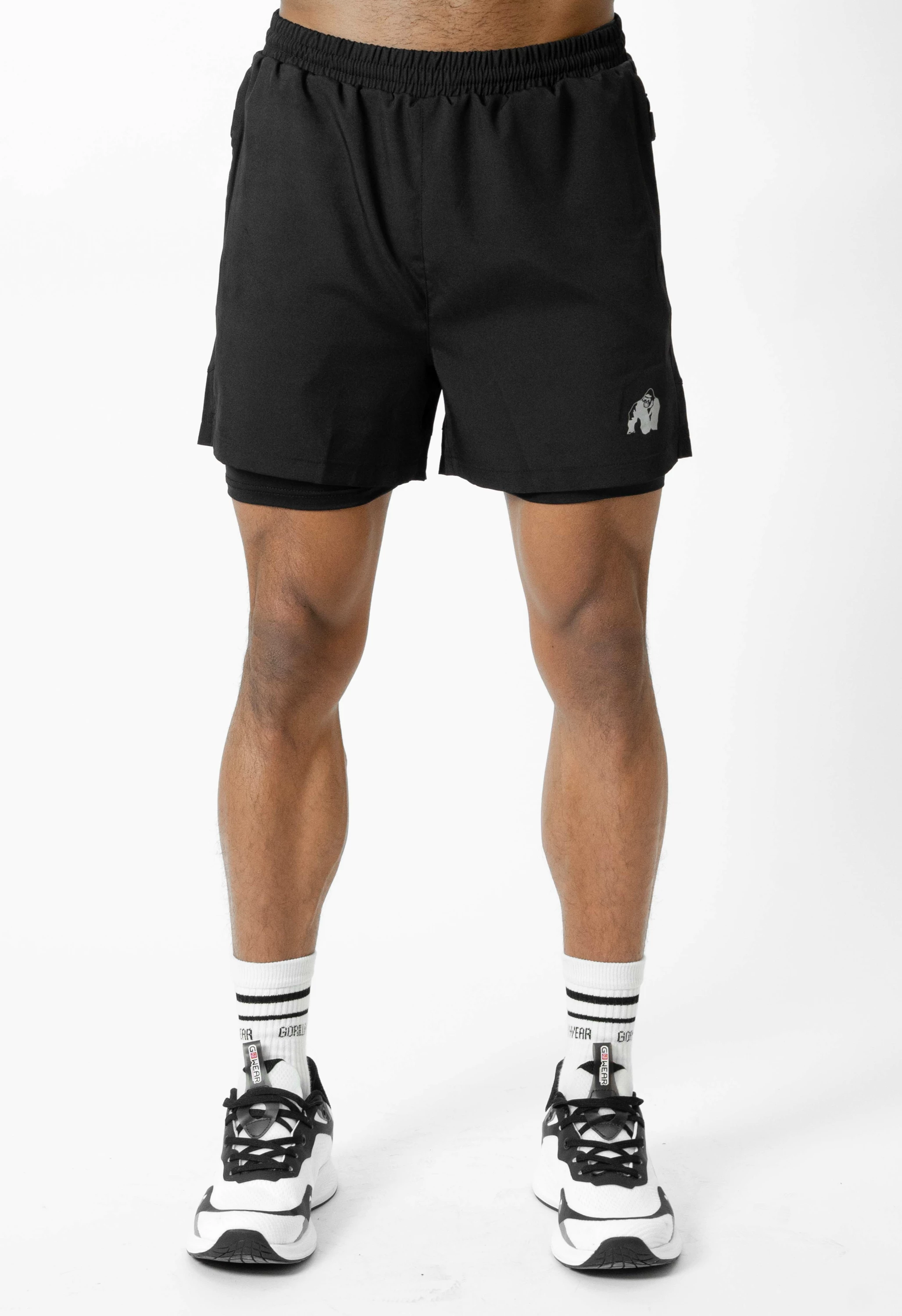 Lowell 2-In-1 Shorts - Black [Madhësia: L]