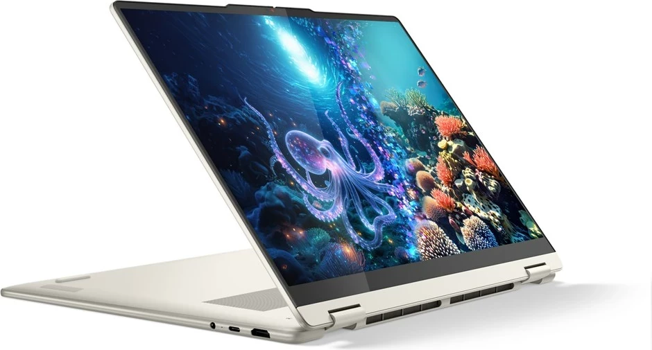 Kompjuter Lenovo Yoga 7 2-në-1, 16", AMD Ryzen AI 7 350, 16 GB RAM, 512 GB SSD, Touchscreen, Argjend