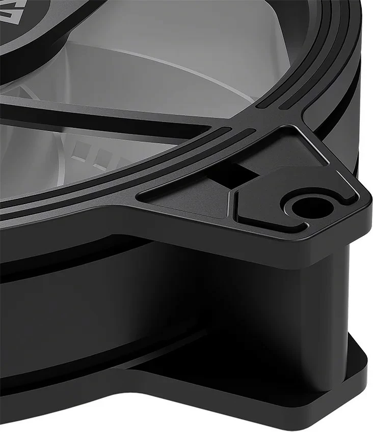 Ventilator kompjuteri MODECOM FAN-APEX-120S-ARGB-100, 120mm, ARGB, i zi