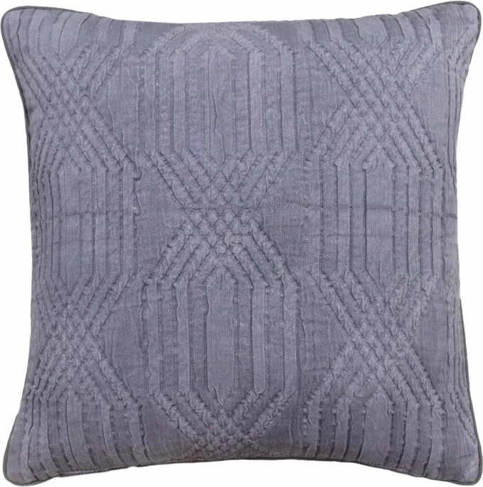 Jastëk dekorativ RIVIT C, material stof, ngjyrë kaltër, 50x50cm