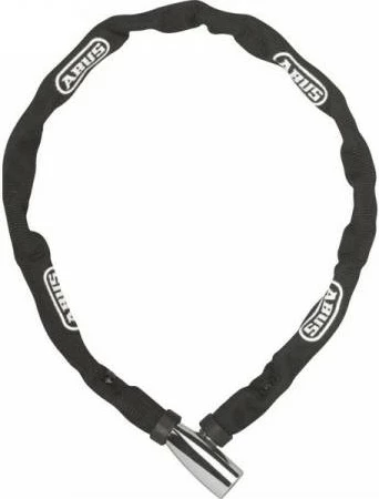 Zinxhir sigurie ABUS 1500/110 Web, 1100mm, me çelës, zi