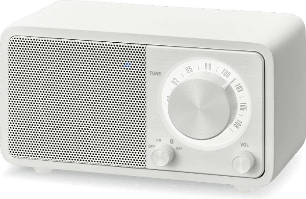 Radio portative Sangean WR-7, FM, Bluetooth, 36 orë, 2600mAh, e bardhë