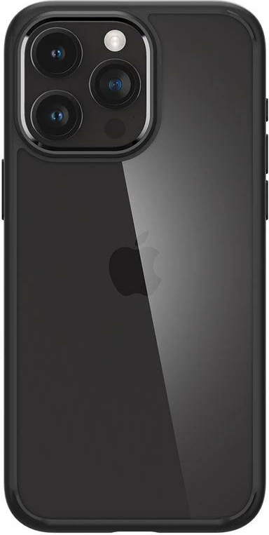 Mbështjellës Spigen Crystal Hybrid për iPhone 15 Pro, Transparent/Black