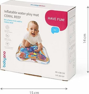 Mat uji i fryrë BabyOno Inflatable Water Mat 66x50 cm