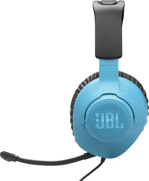 Kufje me mikrofon JBL Quantum 100, me kabllo, për Nintendo Switch, kuqe/kaltër