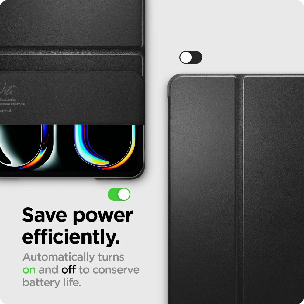 Mbështjellës Spigen Smart Fold për iPad Pro 11" (2024), E zezë
