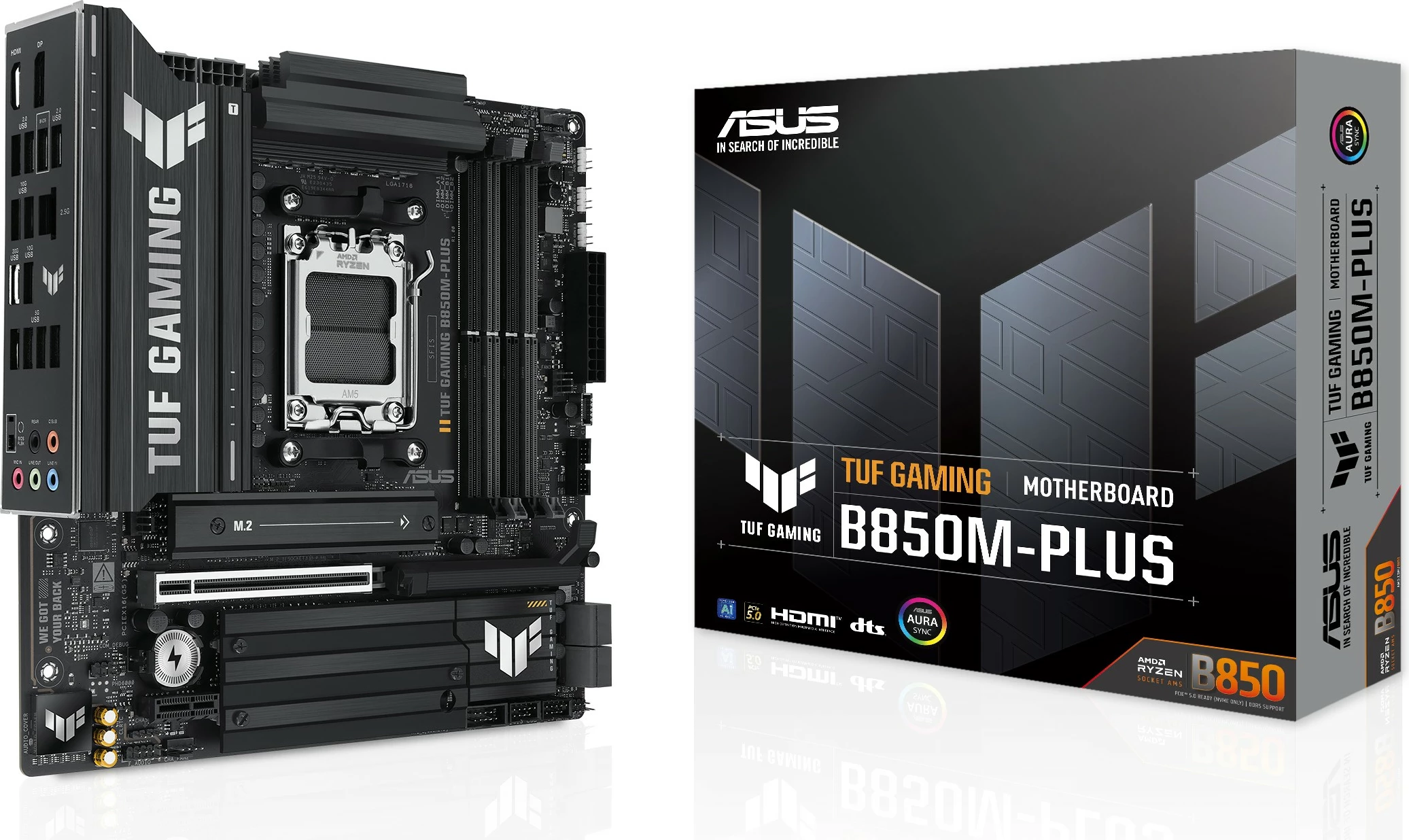 Pllakë amë ASUS TUF B850M-PLUS, Socket AM5, micro ATX