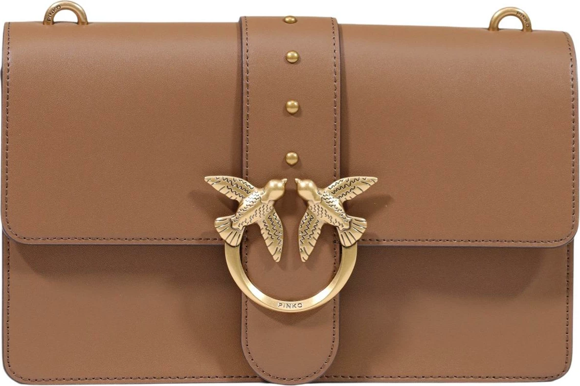 Çantë crossbody Pinko Love One Classic ST. CL Vitell 105857 A0F1 për femra, ngjyrë lëkure