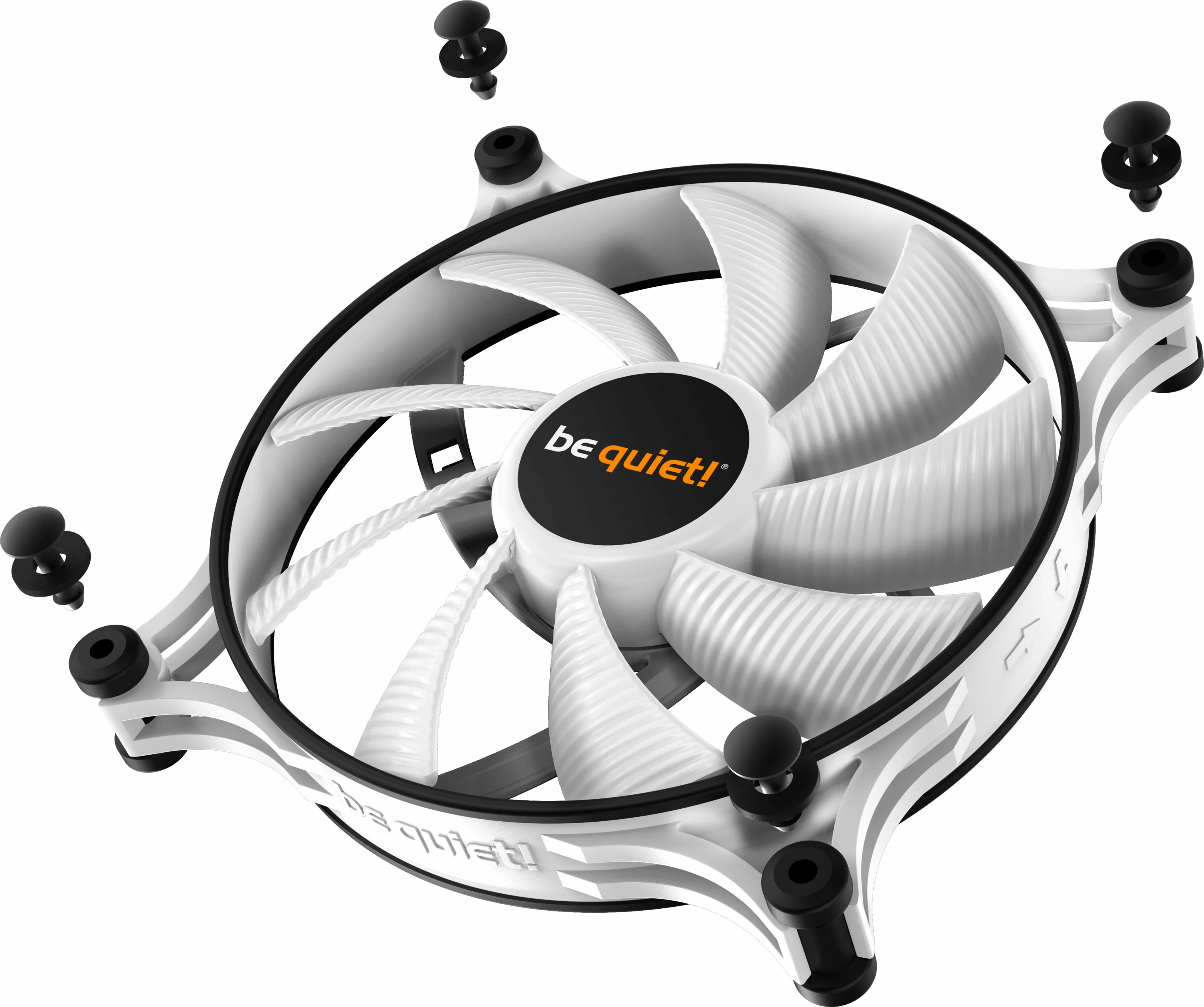 Ventilator për kasë PC be quiet! Shadow Wings 2 BL090 140mm, 3-pin, 900rpm, i bardhë, 1 copë