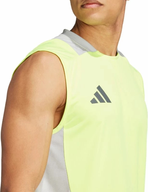 Fanellë pa mëngë për meshkuj adidas, e gjelbër [Madhësia: XXL]