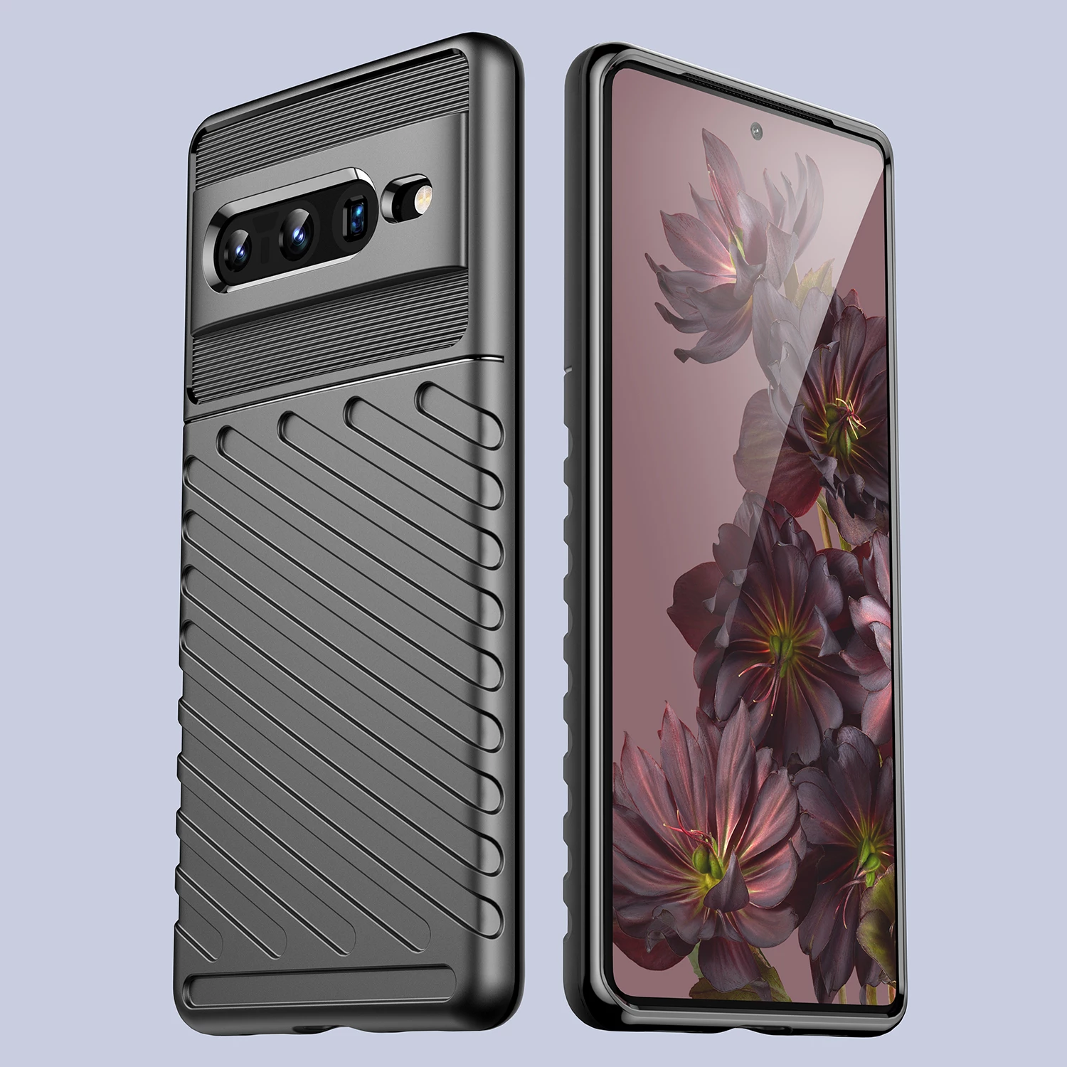 Mbështjellës Hurtel Thunder Case për Google Pixel 7 Pro, i zi