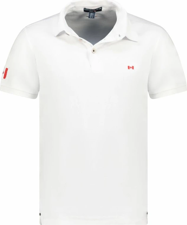 Maicë polo për meshkuj Canadian Peak, e bardhë