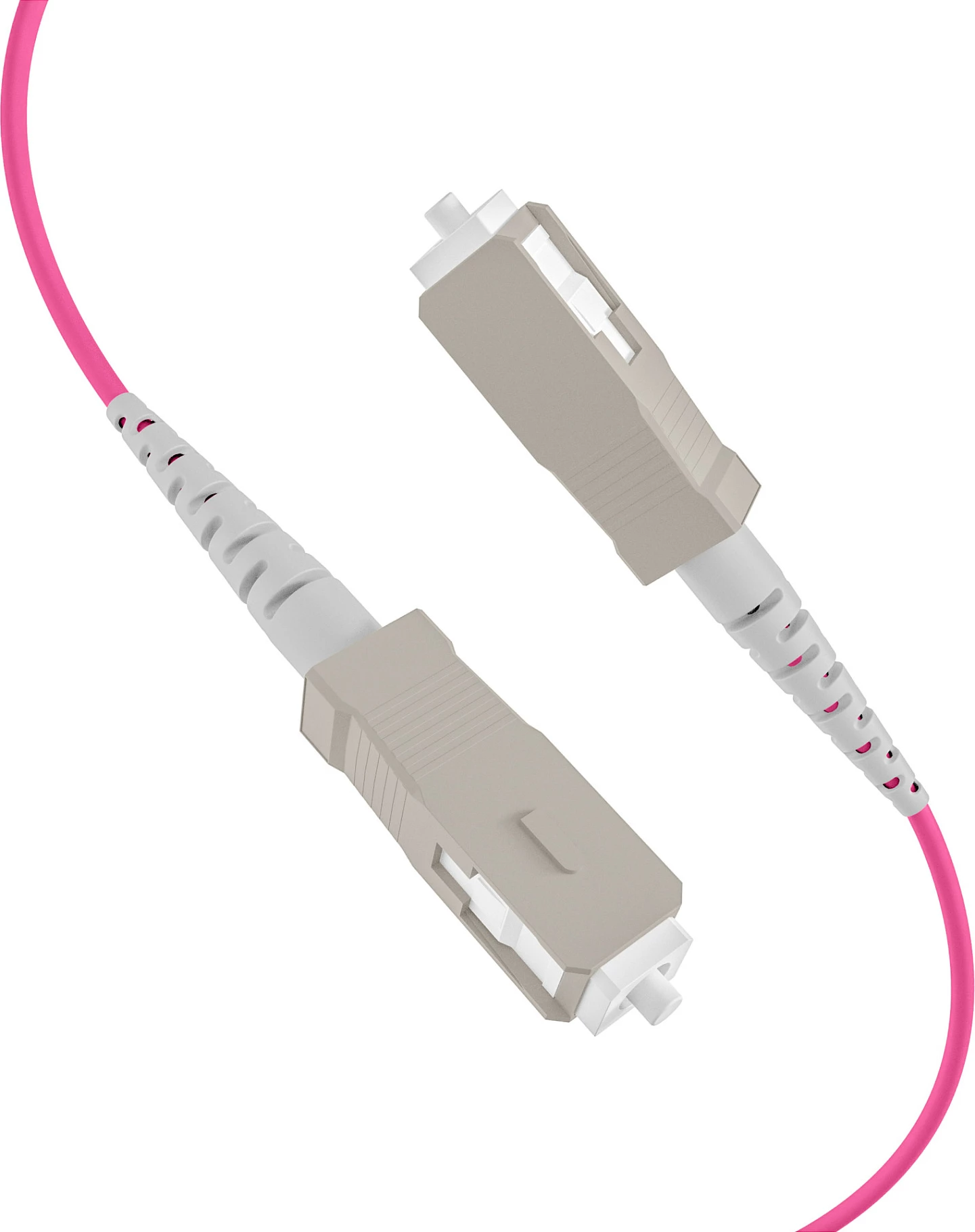 Kabllo fibër optike EFB Elektronik O8341S200OM4, OM4 multimode 50/125, 200 m, 12x SC - 12x SC, LSZH, Beige/Zezë/Magenta