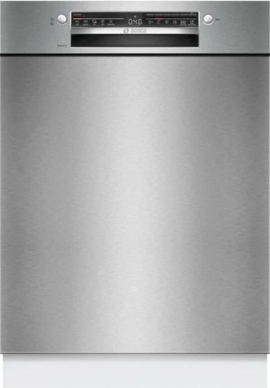Lavastovilje e integrueshme frontale, Bosch SMU2HVS06E, 14 sete, 60 cm, 46 dB, Klasa C, Home Connect, ExtraDry, inox