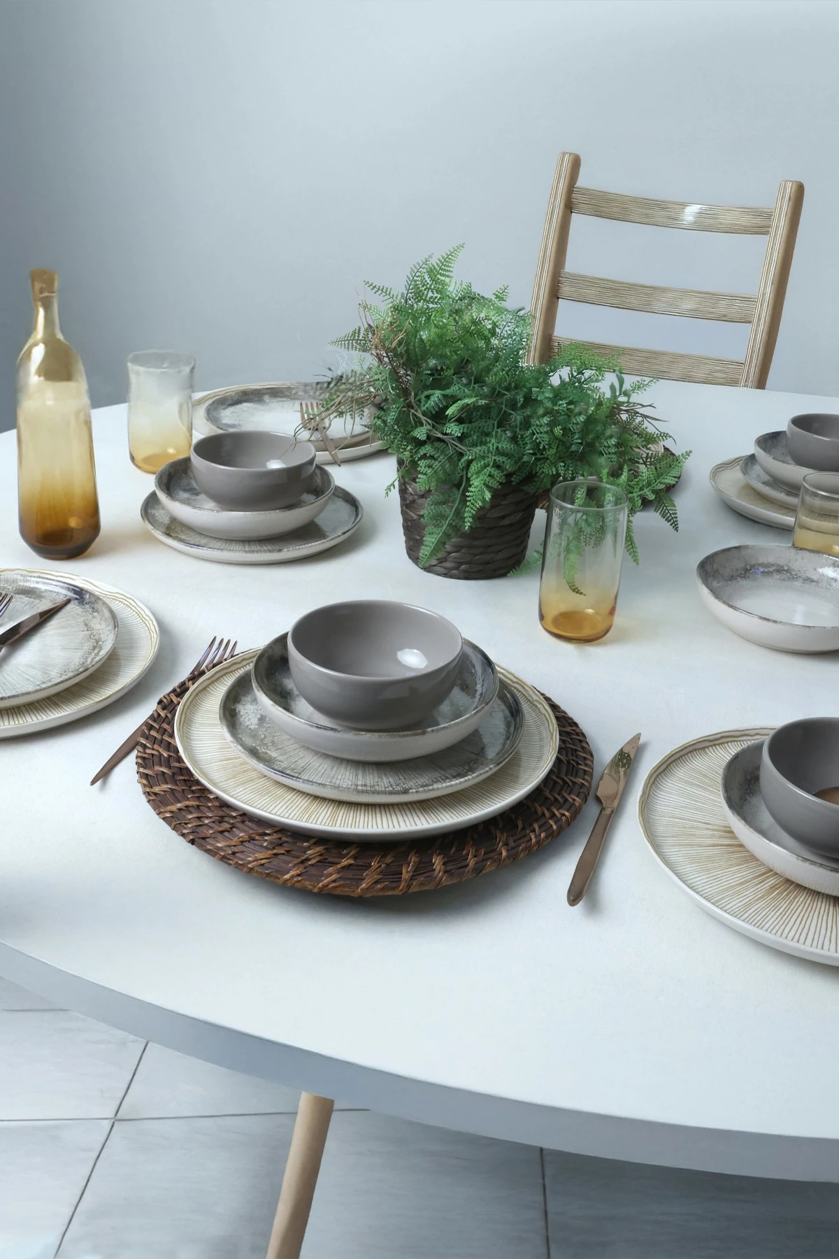 Set enësh për drekë (24 copë), Hermia Concept, X00018726