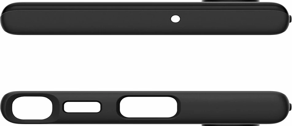 Mbështjellës Spigen Thin Fit për Samsung Galaxy S22 Ultra, i zi