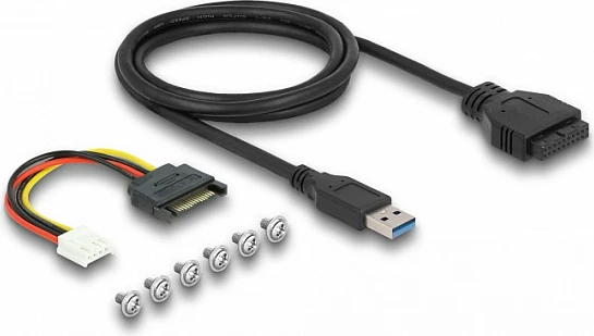 Panel frontal USB DeLOCK 3.5", 2x USB-C + 2x USB-A, 5 Gbps, i zi