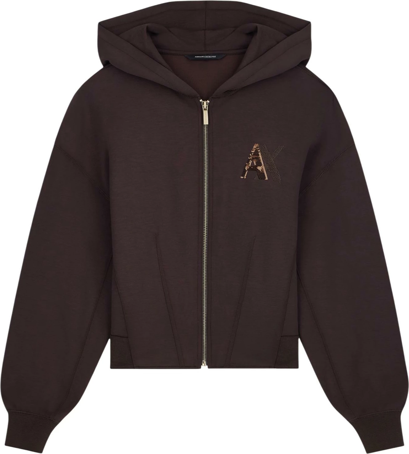 Duks me zinxhir Armani Exchange XW002861 AF13397 për femra, kafe [Madhësia: S]