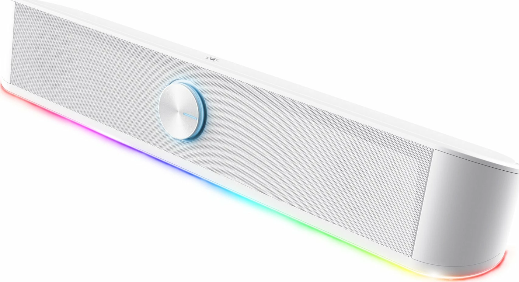 Soundbar Trust GXT 619W Thorne 12W max 2.0 RGB LED USB + 3.5mm e bardhë