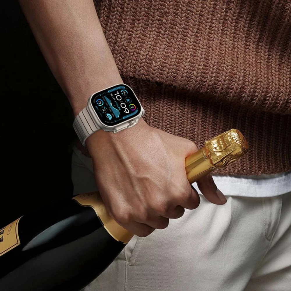 Byzylyk çeliku për Apple Watch Tech-Protect LinkBand, 44/45/46/49 mm, Titanic