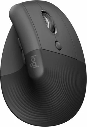 Maus vertikal ergonomik Logitech Lift 4000 DPI wireless Bluetooth/Logi Bolt, Graphite 5