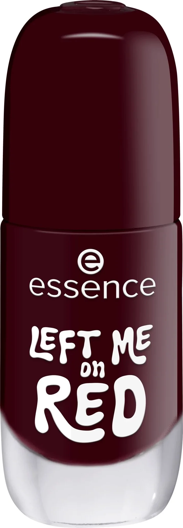 Essence gel nail polish 12 LEFT ME on RED