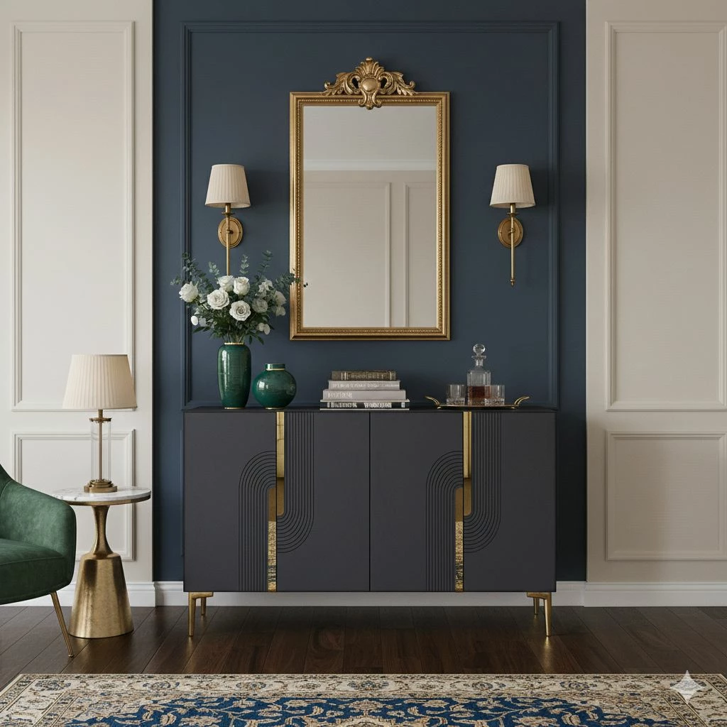 Konsol Skye Decor, Meyra 120, antracit, ar