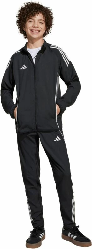 Pantallona sportive për fëmijë adidas Tiro 25 Competition Presentation, të zeza