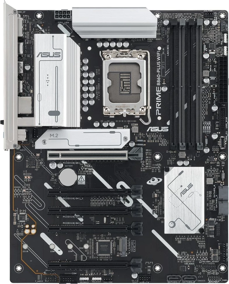 Pllakë amë ASUS PRIME B860-PLUS WIFI, ATX, Intel B860, Wi-Fi 6E