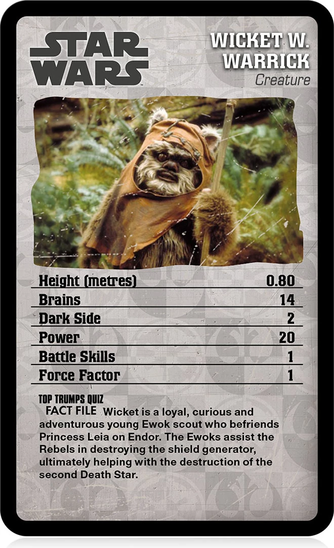 Star Wars Episodes 4-6 Top Trumps Specials Card Game