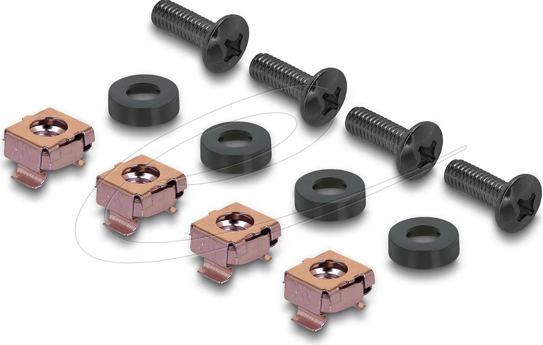 Panel mbulues DeLOCK 67430, 1U, 10", 4 ventilatorë, metal, gri e errët