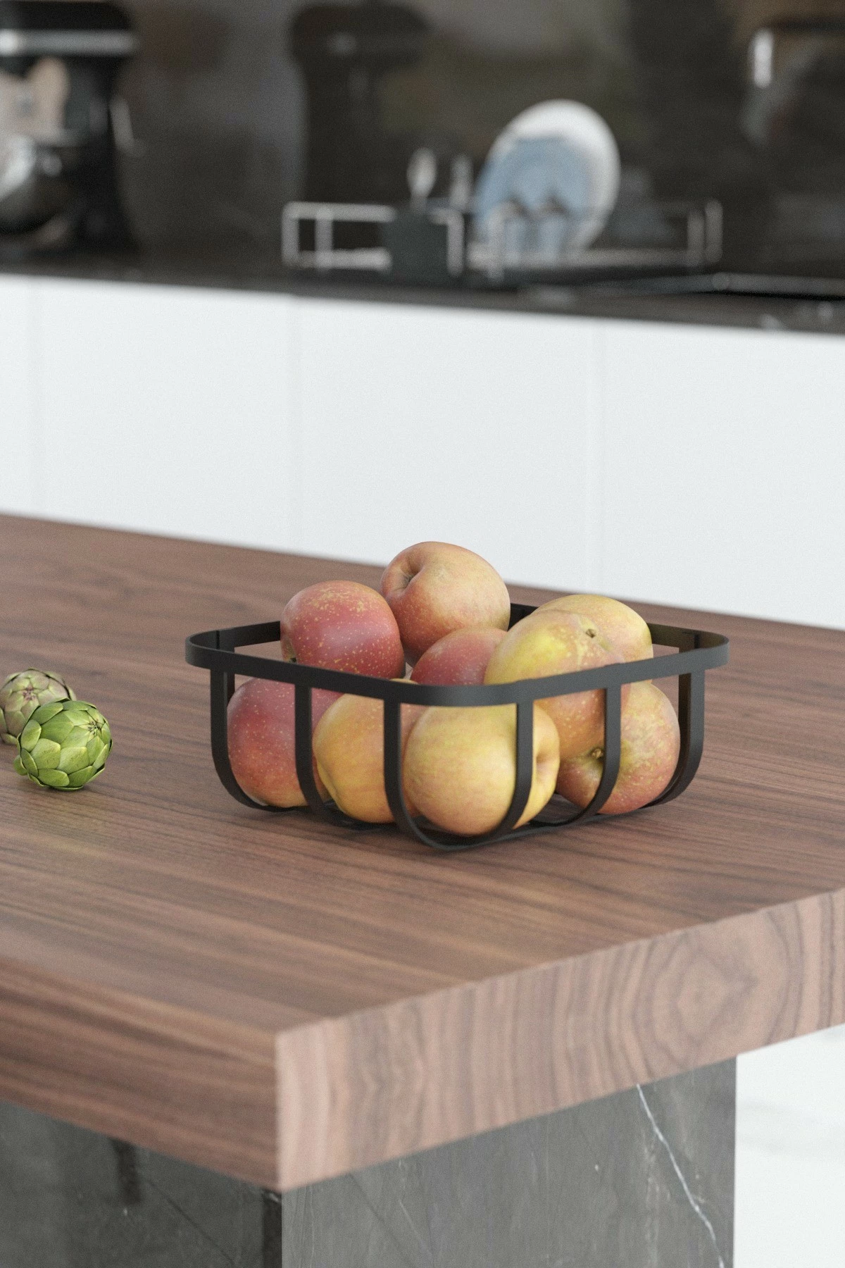 Organizues kuzhine Hermia, i zi, 2 copë, SM038-B