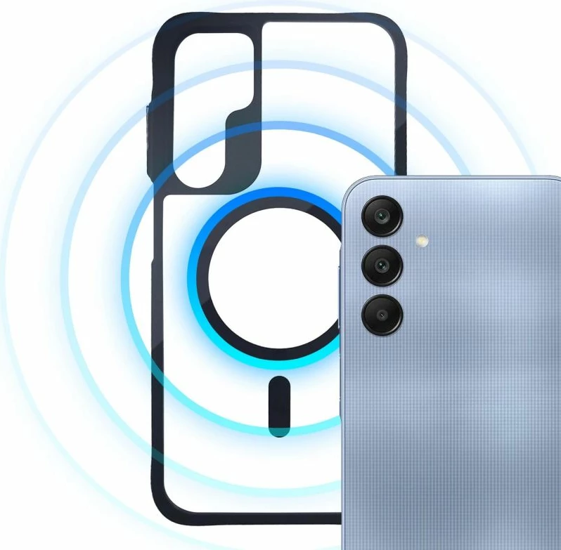 Maskë telefoni 3mk Satin Armor MagCase për Samsung Galaxy A25 5G, transparente