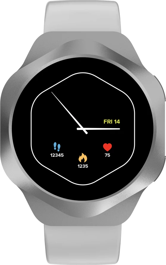 Smartwatch CANYON Hexagon SW-88 1.43" AMOLED BT-Call, set me 2 rripa, argjendtë