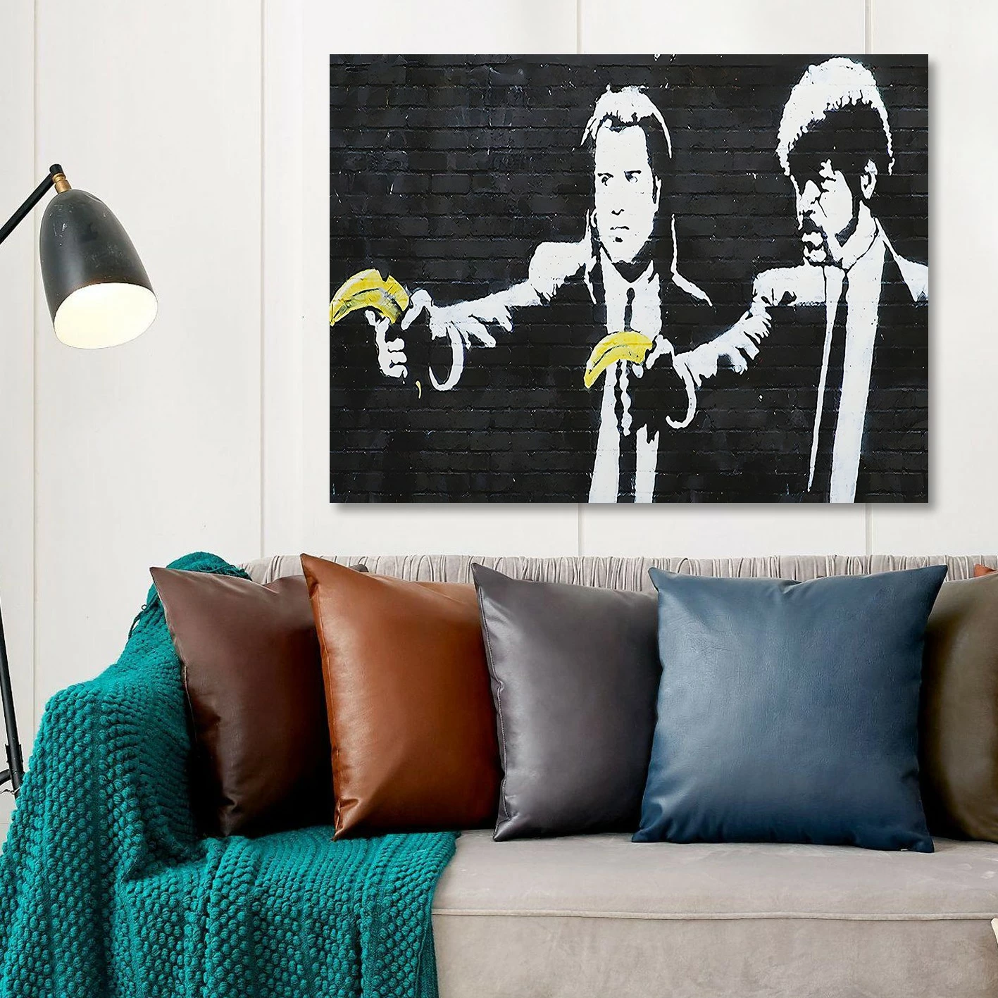 Pikturë dekorative në kanavacë, shumëngjyrëshe, Banksy, 50x70cm