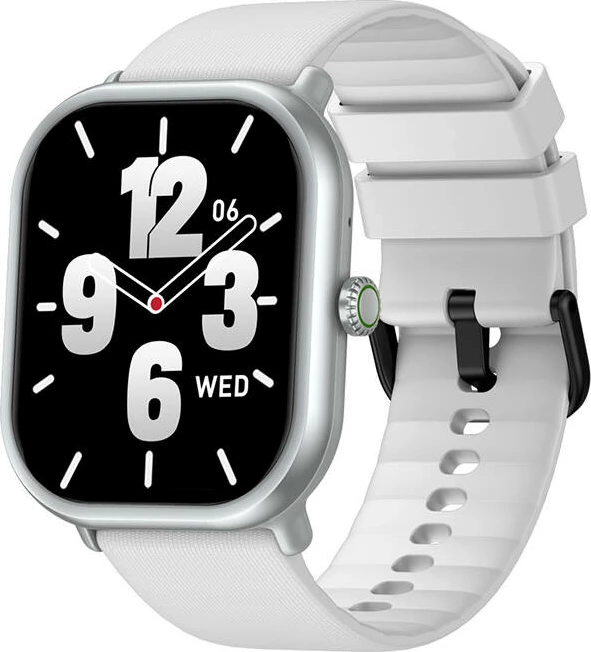 Smartwatch Zeblaze GTS 3 Pro, 1.97" AMOLED, i bardhë